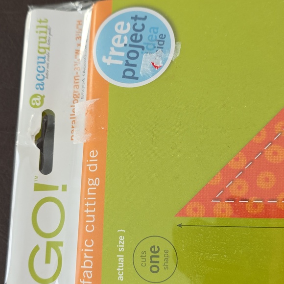 GO! Fabric Cutting Die - Orange